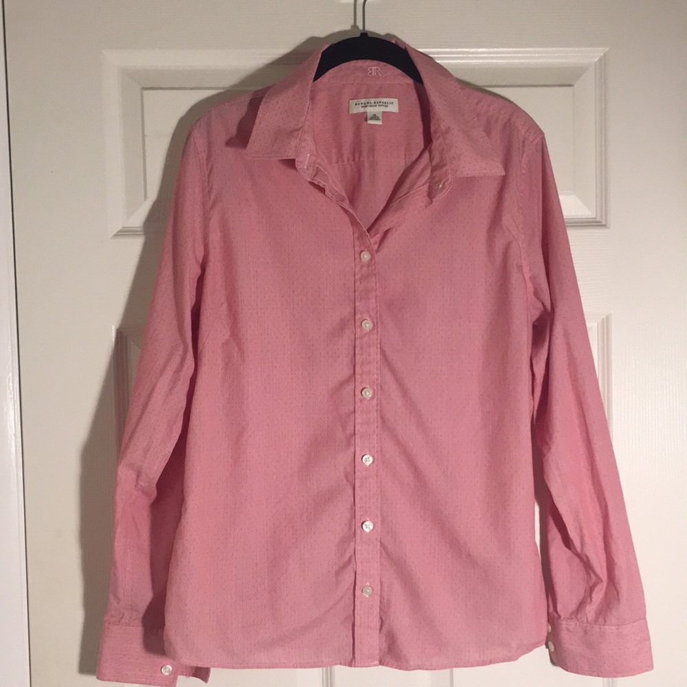 Banana Republic Non-Iron Fitted Button Down Shirt